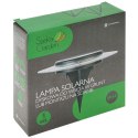 LAMPA SOLARNA DYSKOWA 28 LED DO WBICIA W GRUNT LUB MONTAŻU NA ŚCIANIE