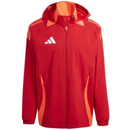 Kurtka męska adidas Tiro 24 Competition All-Weather czerwona IR9522