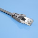 Qoltec Kabel Patchcord FTP | CAT5e | 2 x RJ-45 | 1.5m | High speed | Gold | Ekranowany