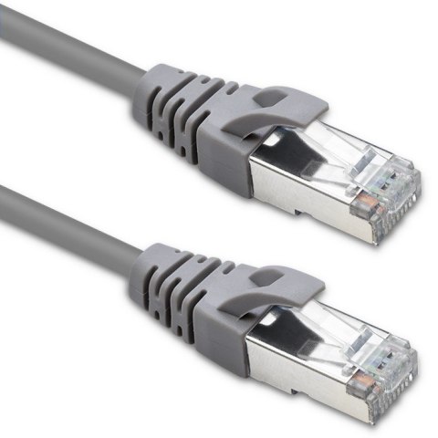 Qoltec Kabel Patchcord FTP | CAT5e | 2 x RJ-45 | 5m | High speed | Gold | Ekranowany