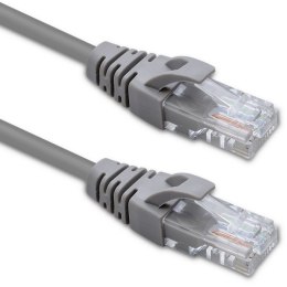 Qoltec Kabel Patchcord UTP | CAT5e | 2 x RJ-45 | 1m | High speed | Gold