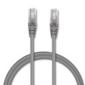 Qoltec Kabel Patchcord UTP | CAT5e | 2 x RJ-45 | 1m | High speed | Gold