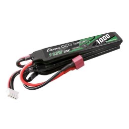 Akumulator Gens ace 25C 1000mAh 3S1P 11.1V Nunchuck 3X Airsoft Gun Lipo z konektorem T Plug