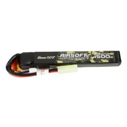 Akumulator Gens ace 25C 1500mAh 2S1P 7.4V Airsoft Gun Lipo z konektorem mini Tamiya Plug