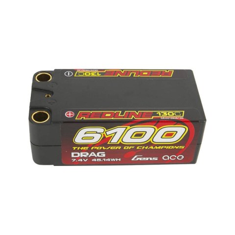 Akumulator Gens ace Redline Series 6100mAh 7.4V 130C 2S2P HardCase 71# LiPo