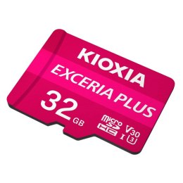 Kioxia Karta pamięci Exceria Plus (M303), 32GB, microSDHC, LMPL1M032GG2, UHS-I U3 (Class 10)