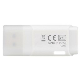 Kioxia USB flash disk, USB 2.0, 128GB, Hayabusa U202, Hayabusa U202, biały, LU202W128GG4