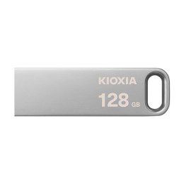 Kioxia USB flash disk, USB 3.0, 128GB, Biwako U366, Biwako U366, srebrny, LU366S128GG4