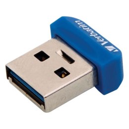 Verbatim USB flash disk, USB 3.0, 64GB, Nano, Store N Stay, niebieski, 98711, USB A