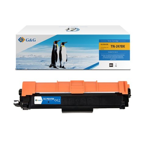 G&G kompatybilny toner z Brother TN247BK, NT-PB247BK, black, 3000s