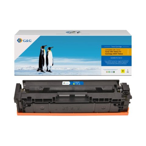 G&G kompatybilny toner z Canon 054HY, NT-PC054XY, yellow, 2300s, high capacity