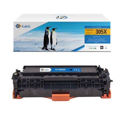 G&G kompatybilny toner z HP CE410X, NT-PH305XBK(CE410X), HP 305X, black, 4000s