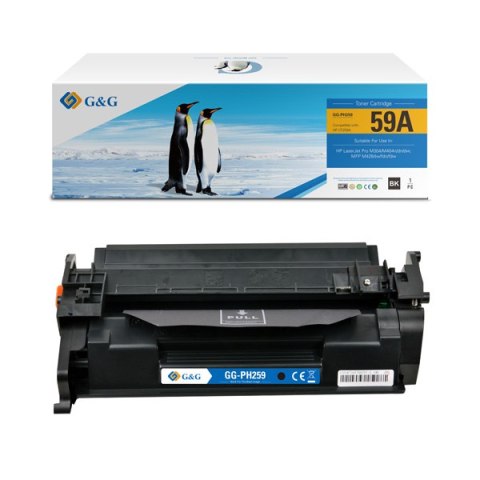 G&G kompatybilny toner z HP CF259A, NT-PH259, HP 59A, black, 3000s, BEZ CHIP-A