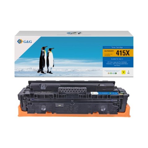 G&G kompatybilny toner z HP W2032X, NT-PH2032XFY, HP 415X, yellow, 6000s, high capacity