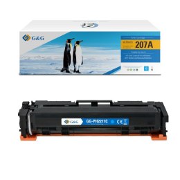 G&G kompatybilny toner z HP W2211A, NT-PH2211C, HP 207A, cyan, 1250s