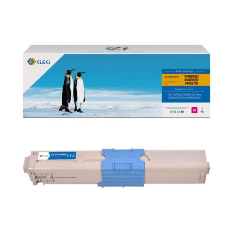 G&G kompatybilny toner z OKI 44469705, NT-CO310M, magenta, 2000s