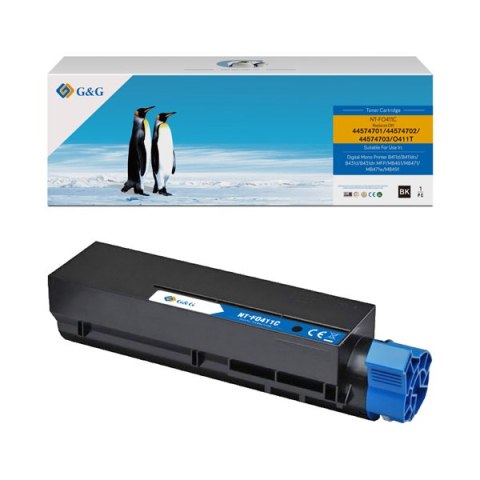 G&G kompatybilny toner z OKI 44574702, NT-FO411C, black, 4000s