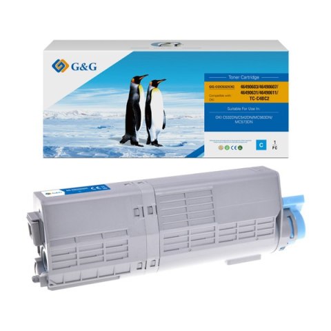 G&G kompatybilny toner z OKI 46490607, NT-COC532XXC, cyan, 6000s