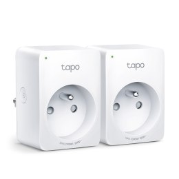 Gniazdko smart Tapo P100 220-240 V 50/60 Hz, konfiguracja z WiFi, MAX.2300W, biała, TP-LINK, pilot, timer, sterowanie głosowe