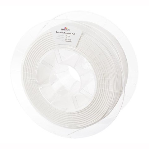 Spectrum 3D filament, Premium PLA, 1,75mm, 1000g, 80012, polar white