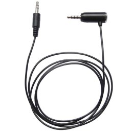 Audio Hands free kabel, Jack (3.5mm) M 4-polowy - Jack (3,5mm) M, 1.2 m, stereo, czarny, do iPhone/iPad 38588