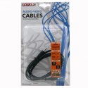 Audio Kabel Jack (3,5mm) M - Jack (3,5mm) M, 1.5m, czarny, Logo blistr