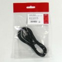 Audio Kabel Jack (3,5mm) M - Jack (3,5mm) M, 1.5m, czarny, Logo