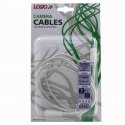 Logo USB kabel (2.0), USB A M - 4-pin M, 1.8m, czarny, blistr, FUJI