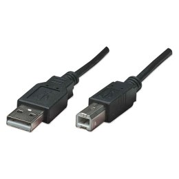 Logo USB kabel (2.0), USB A M - USB B (M), 1.8m, blistr