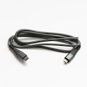 Logo USB kabel (2.0), USB C (M) - Apple Lightning M, 1m, MFi certifikat, 5V/3A, srebrny, box, oplot nylonowy, aluminiowa osłona 