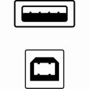 USB kabel (2.0), USB A M - USB B (M), 1.8m, czarny