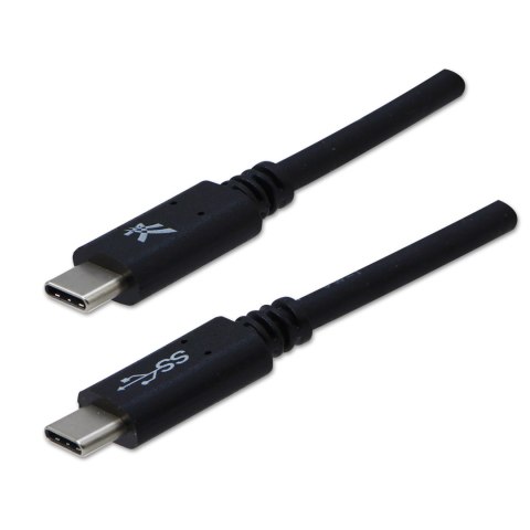 USB kabel (3.2 gen 1), USB C (M) - USB C (M), 2m, 5 Gb/s, 5V/3A, czarny, EOL