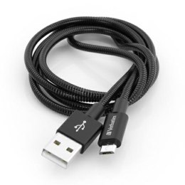 Verbatim USB kabel (2.0), USB A M - microUSB (M), 1m, reversible, czarny, box, 48863, EOL