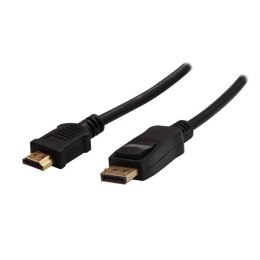 Video Kabel DisplayPort M - HDMI M, 1m, czarna, Logo blistr, EOL