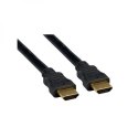 Video Kabel HDMI M - HDMI M, HDMI 1.4 - High Speed with Ethernet, 2m, pozłacane złącza, czarny