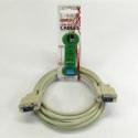 Video Kabel VGA (D-Sub) (M) - VGA (D-Sub) (M), 3m, szary, Logo