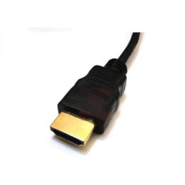 Video Kabel micro HDMI (M) - HDMI M, HDMI 1.4 - High Speed with Ethernet, 1m, czarna, EOL