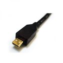 Video Kabel micro HDMI (M) - HDMI M, HDMI 1.4 - High Speed with Ethernet, 1m, czarna, EOL