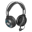 Defender Stellar Pro, Gaming Headset, słuchawki z mikrofonem, przewodowaczarna, 7.1 (virtual), 50 mm przetworniki typ USB