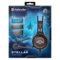 Defender Stellar Pro, Gaming Headset, słuchawki z mikrofonem, przewodowaczarna, 7.1 (virtual), 50 mm przetworniki typ USB