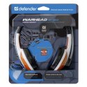 Defender Warhead G-120, Gaming Headset, słuchawki z mikrofonem, przewodowabiało-czerwony, 2x 3.5 mm jack