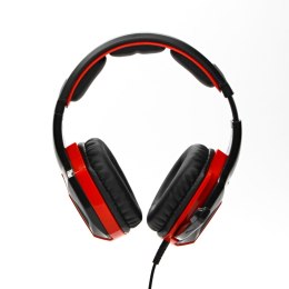 Red Fighter H2, Gaming Headset, słuchawki z mikrofonem, przewodowaczarno-czerwona, 2x 3.5 mm jack