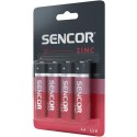 Bateria cynkowo-węglowa, AA (LR6), AA, 1.5V, Sencor, blistr, 4-pack