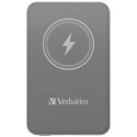 Verbatim, powerbank z ładowaniem bezprzewodowym, 5V, ładowanie telefonu, 32244, 5 000mAh, Mocowanie magnetyczne, szara