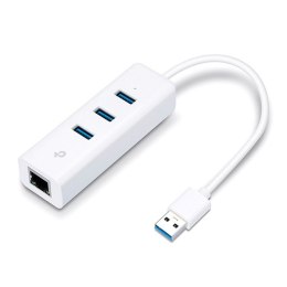 TP-LINK Gigabitowa karta sieciowa + HUB UE330 1000Mbps, 3x USB 3.0 HUB, Plug and Play