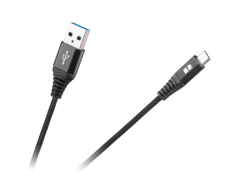 Kabel USB - USB micro REBEL 100 cm czarny