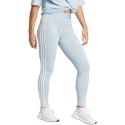 Legginsy damskie adidas Loungewear Essentials 3-Stripes błękitne IR5348