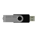 Goodram USB flash disk, USB 3.0, 128GB, UTS3, czarny, UTS3-1280K0R11, USB A, z obrotową osłoną