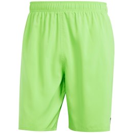 Spodenki kąpielowe męskie adidas Solid CLX Classic-Length limonkowe IR6217