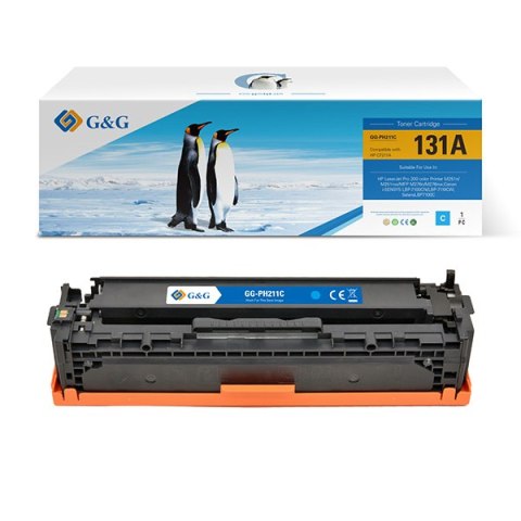 G&G kompatybilny toner z HP CF211A, Canon CRG731, NT-PH211C, HP 131A, cyan, 1800s